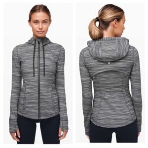 Lululemon grey hooded define jacket